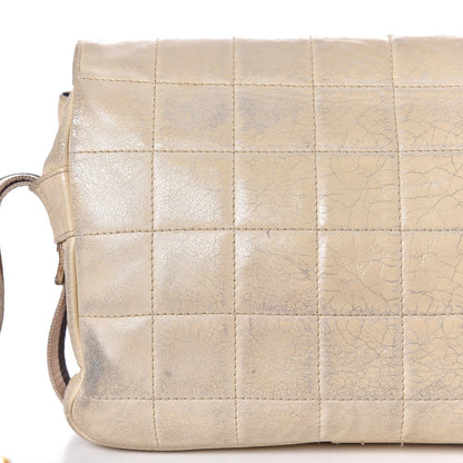 Chanel Lambskin Sport Flap Bag Beige Black 16 of 19