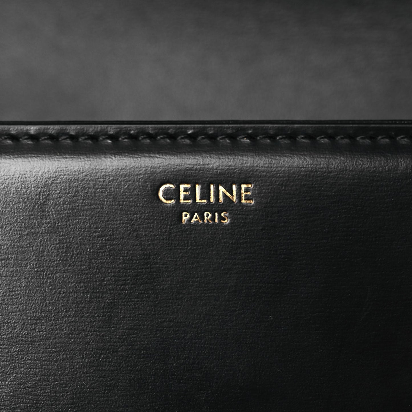 Shiny Calfskin Teen Triomphe Black