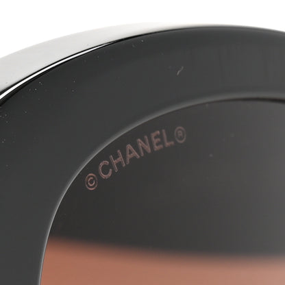 Chanel Acetate Butterfly Large CC Sunglasses 5492 Black 7 of 8