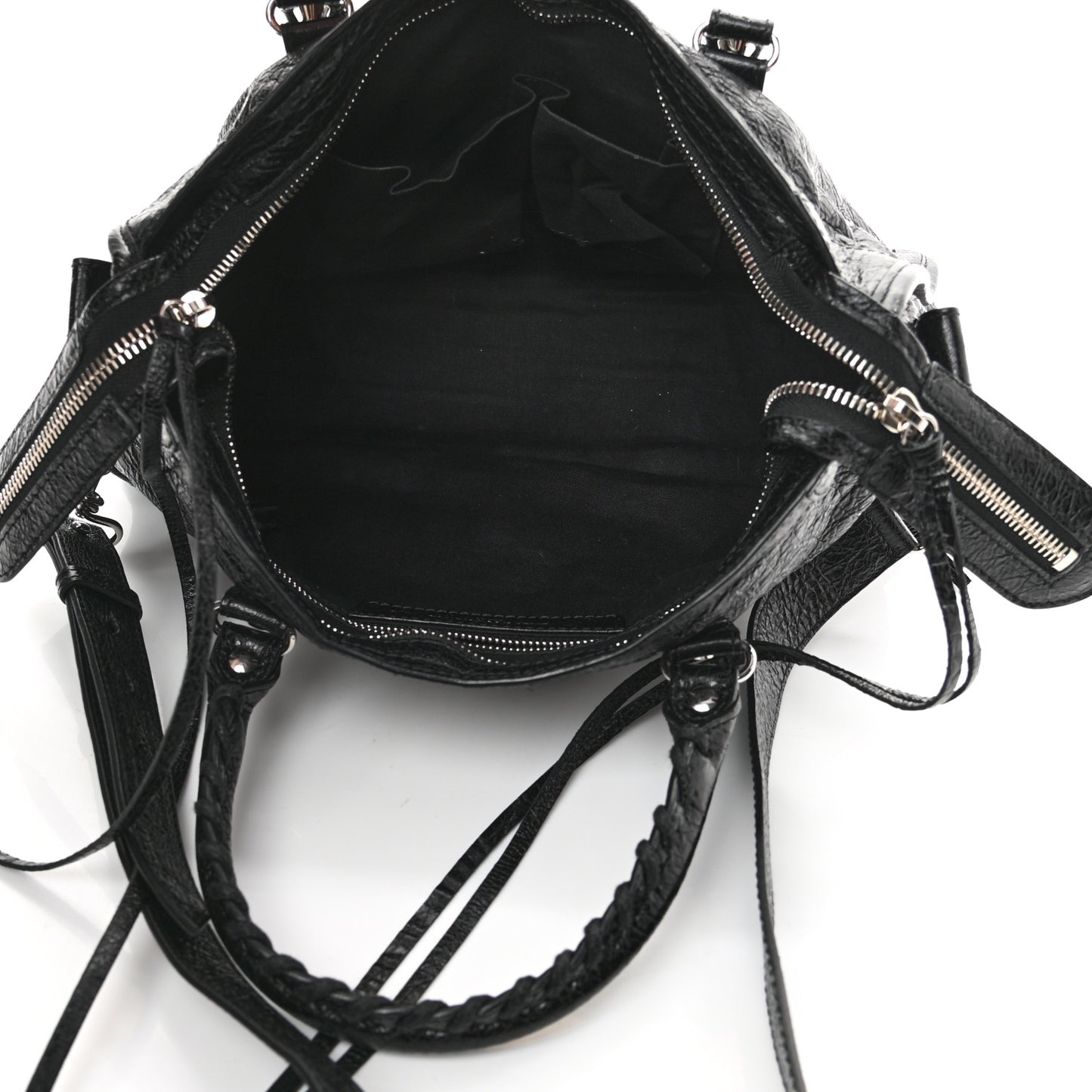 Agneau Classic Silver Hardware S City Black