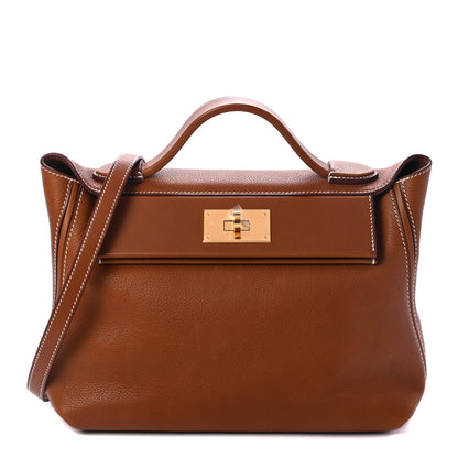 Hermes Barenia Faubourg 24/24 29 Fauve 1 of 4