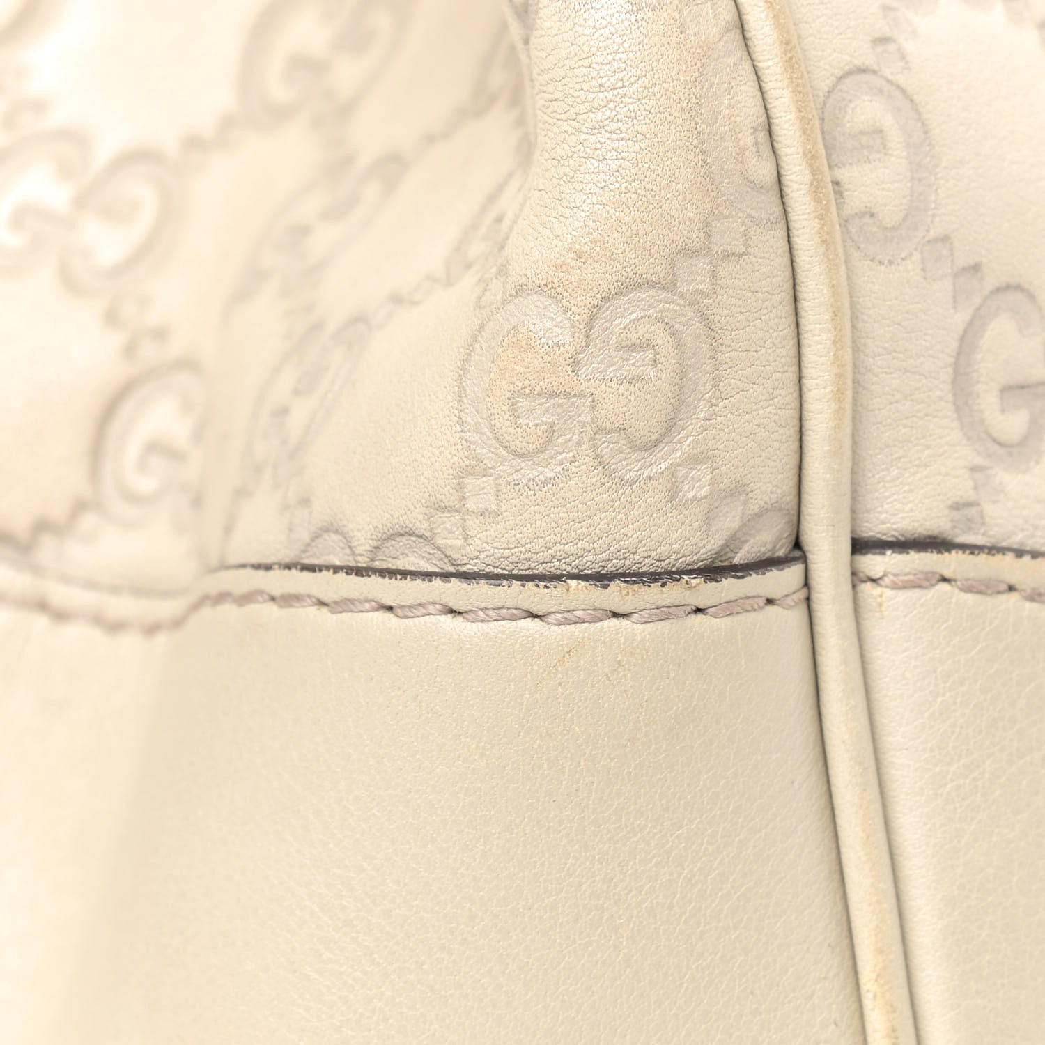 Gucci Guccissima Medium Mayfair Tote Off White 13 of 16