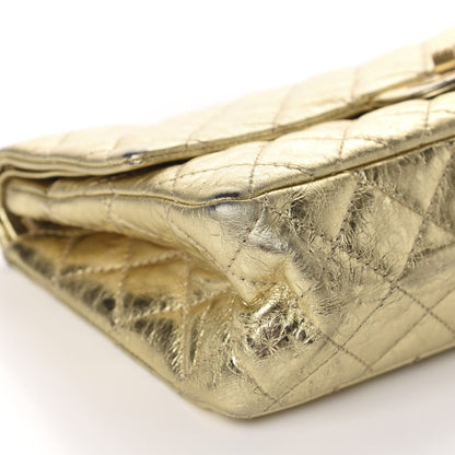 Chanel Metallic Aged Calfskin Quilted 2.55 Reissue 225 Flap Gold 6 of 14