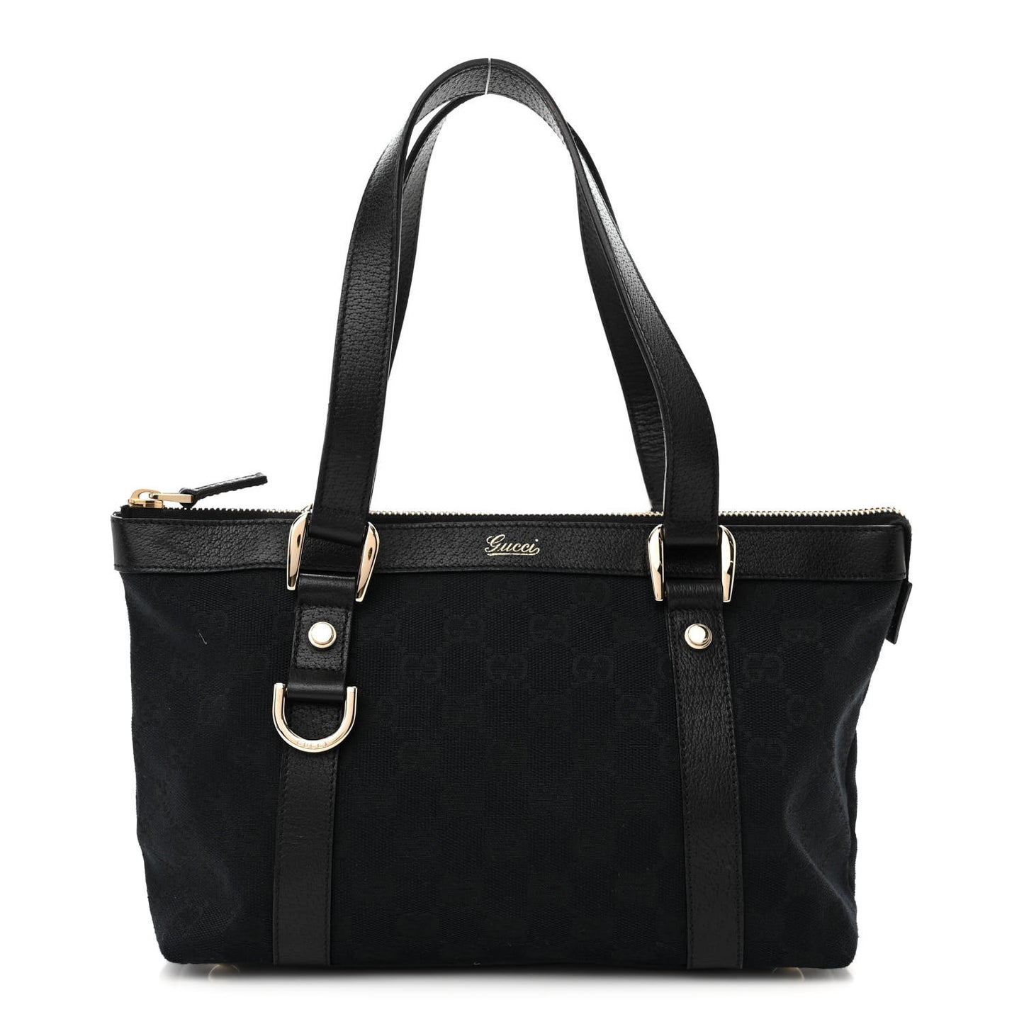 Monogram Small Abbey Tote Black