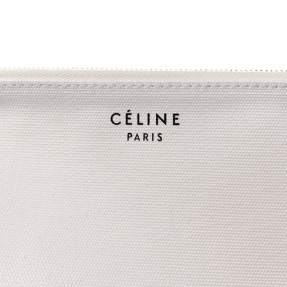 Celine Textile Medium Made In Tote White Black 6 of 10