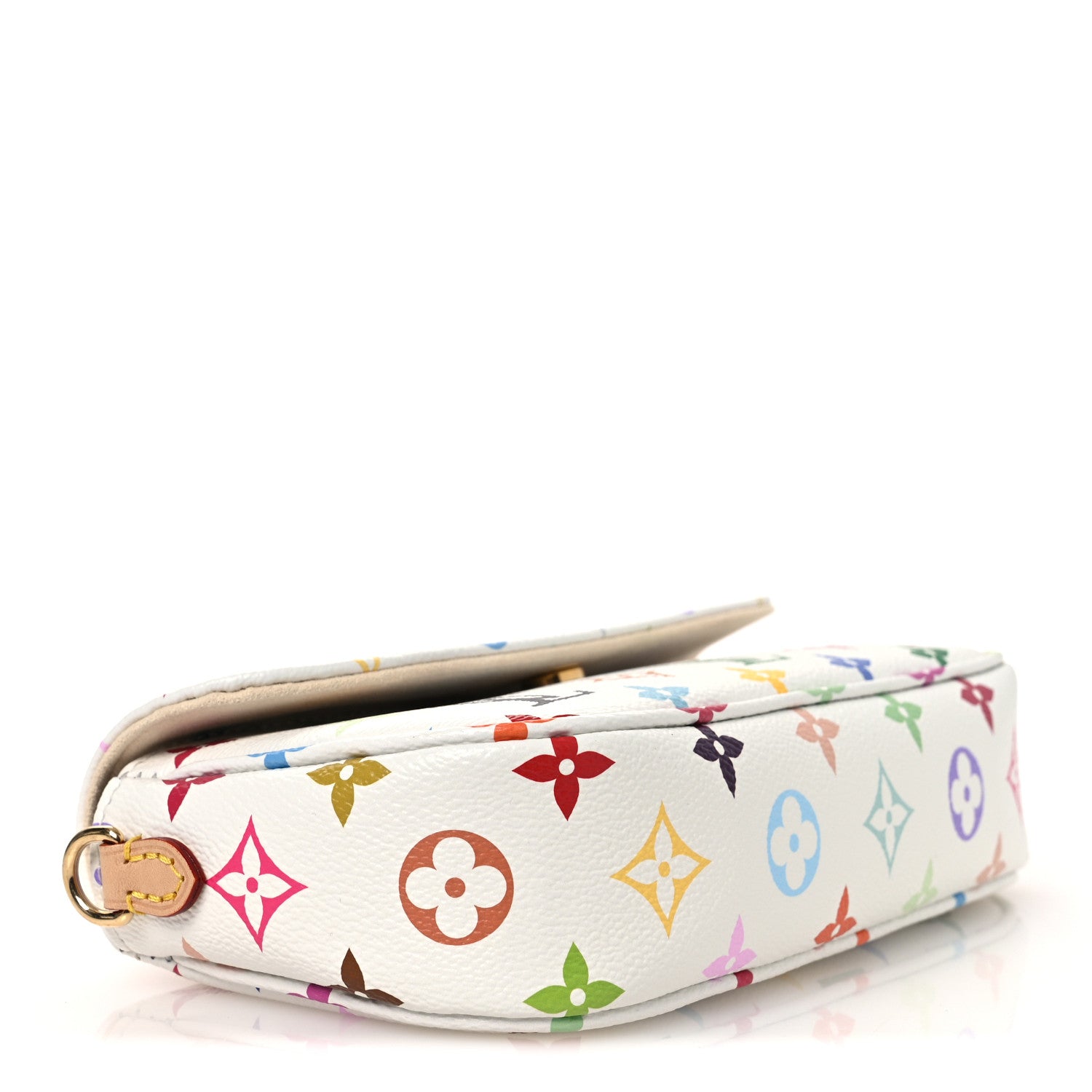 Louis Vuitton LV X TM Monogram Multicolor Ivy Wallet On Chain White 4 of 9
