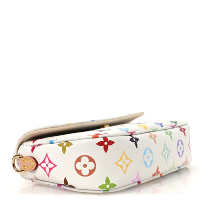 Louis Vuitton LV X TM Monogram Multicolor Ivy Wallet On Chain White 4 of 9
