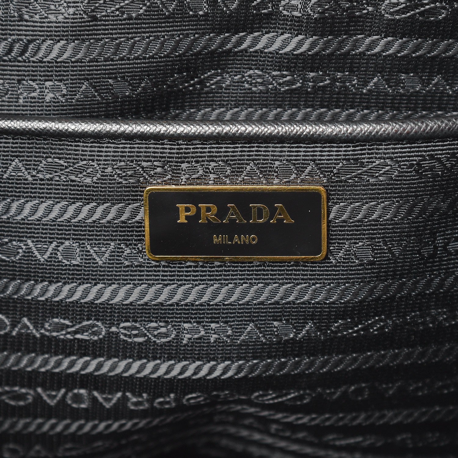 Prada Saffiano Tessuto Nylon Tote Nero Black 5 of 7