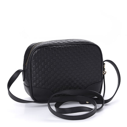Gucci Microguccissima Mini Bree Messenger Bag Black 3 of 10