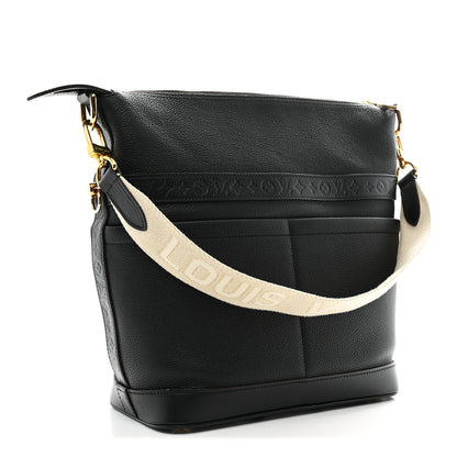 Louis Vuitton Calfskin Cruiser GM Black 3 of 10