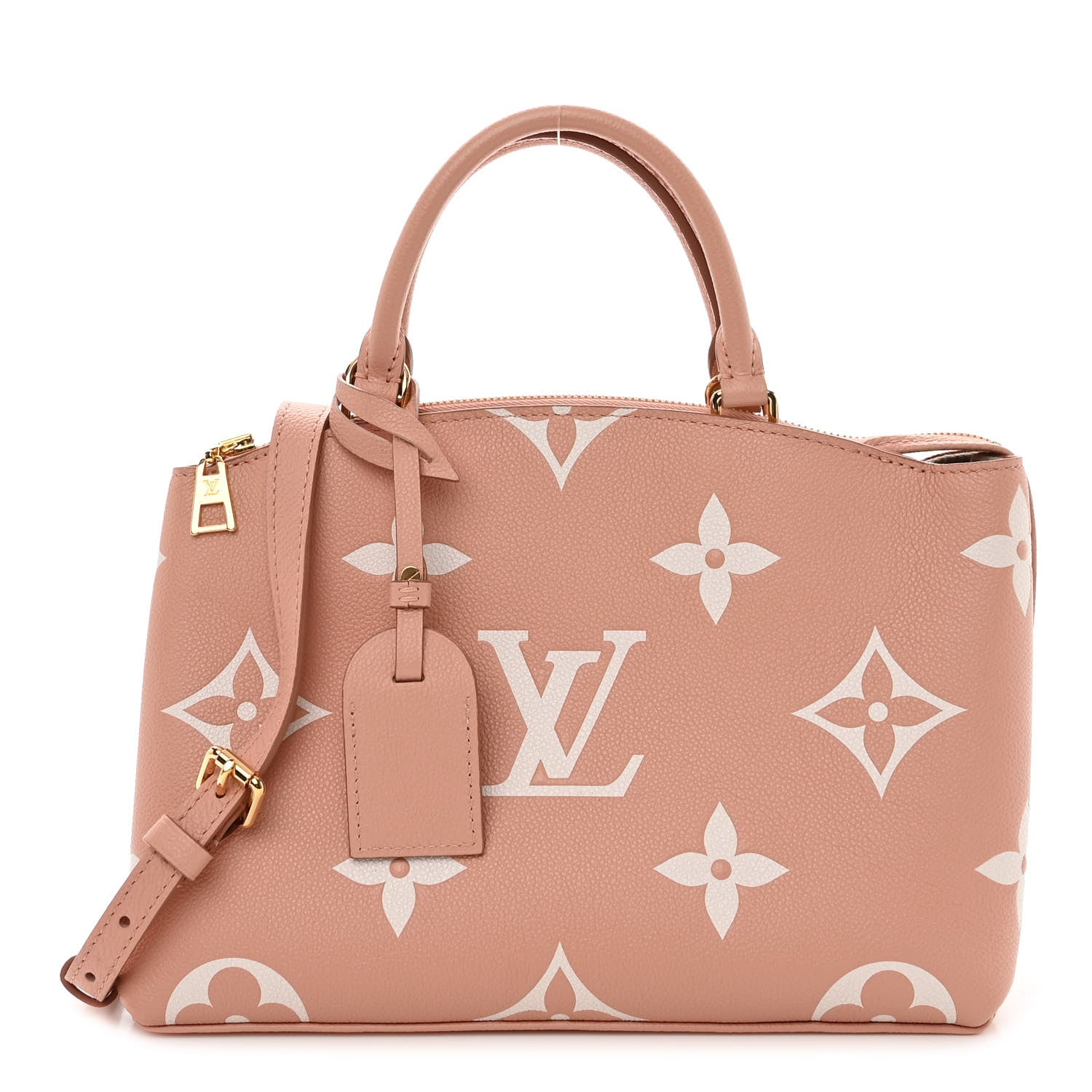 Louis Vuitton Empreinte Monogram Giant Petit Palais Rose Trianon Creme 1 of 9