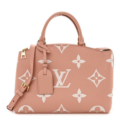 Louis Vuitton Empreinte Monogram Giant Petit Palais Rose Trianon Creme 1 of 9