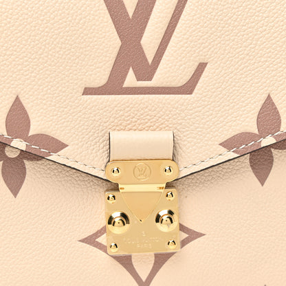 Louis Vuitton Empreinte Monogram Giant Pochette Metis Creme Bois De Rose 7 of 10