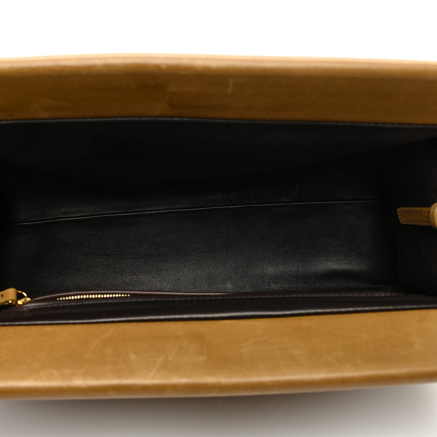 Saddle Calfskin Sienna Shoulder Bag Muschio