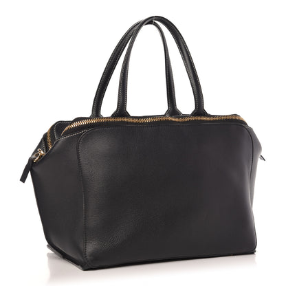 Loewe Calfskin Triple Zip Tote Black 3 of 9