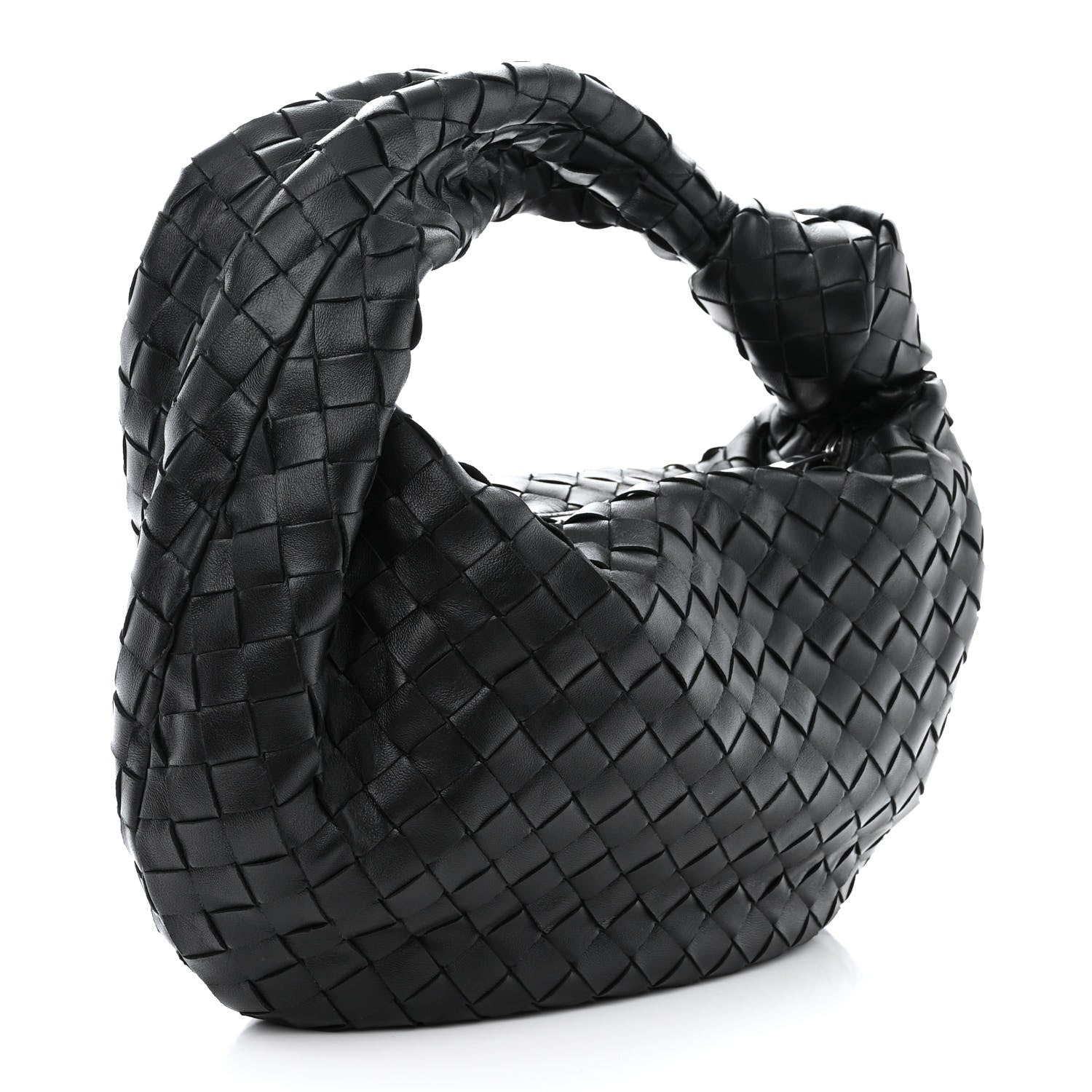 Bottega Veneta Nappa Intrecciato Teen Jodie Hobo Black 3 of 11