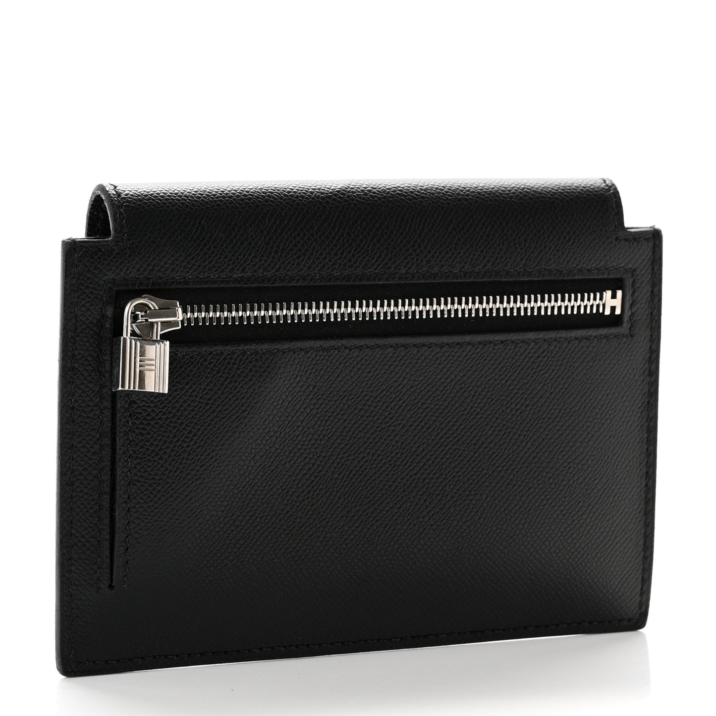 Epsom Kelly Pocket Compact Wallet Black