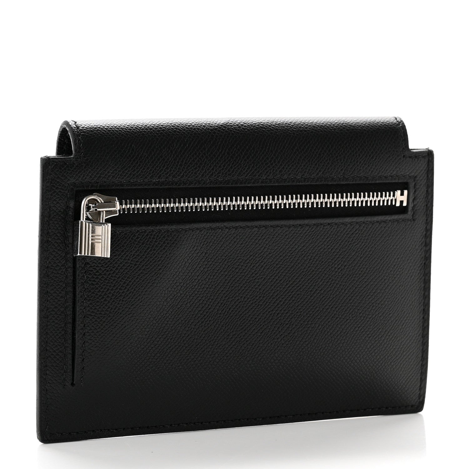 Hermes Epsom Kelly Pocket Compact Wallet Black 3 of 7