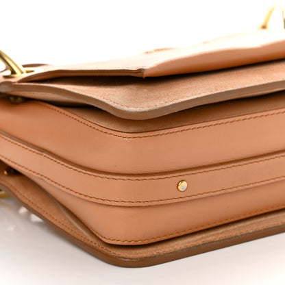 Chloe Calfskin Suede Small Roy Bag Caramel 9 of 14