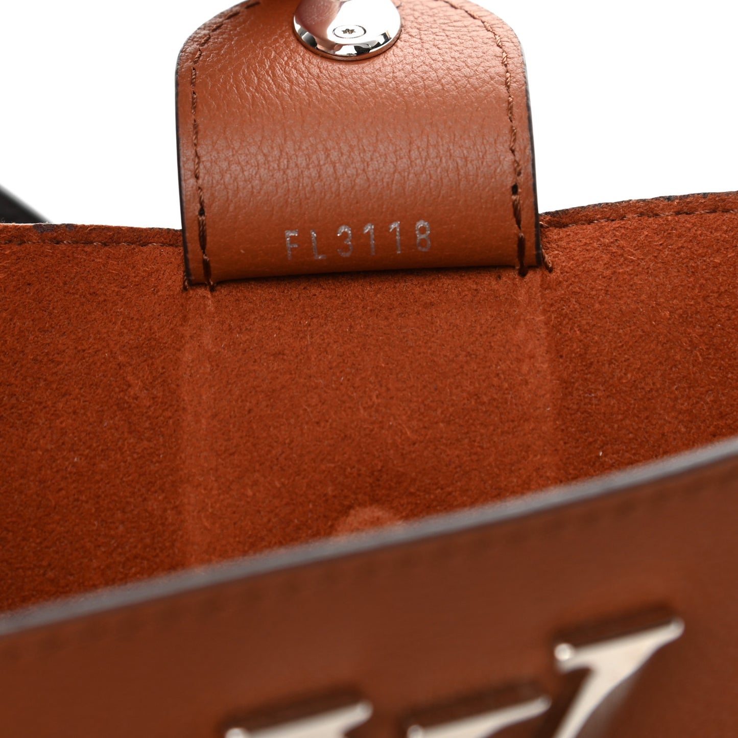 Calfskin Lockme Go Tote Caramel Creme Black