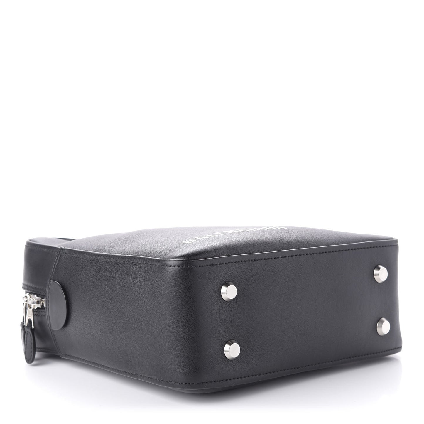 Calfskin S Triangle Duffle Black