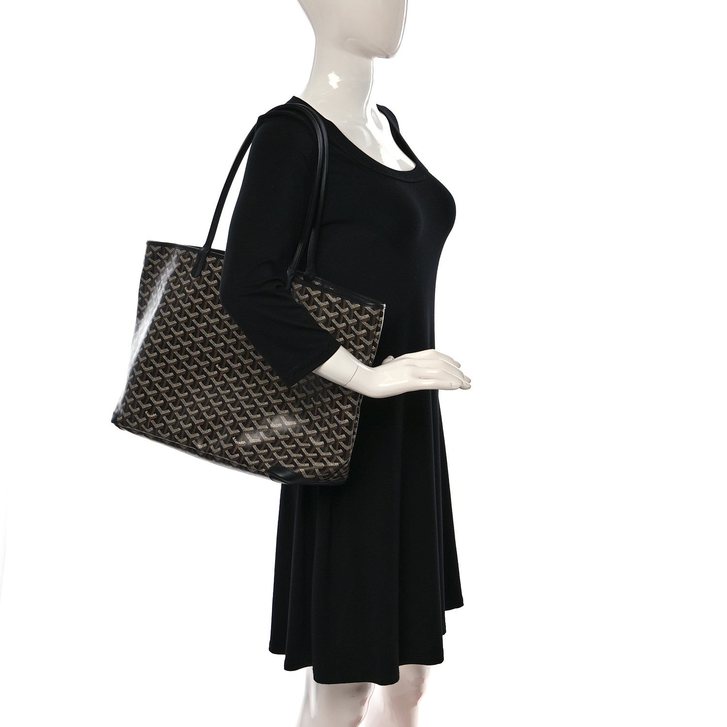 Goyard Goyardine Saint Louis PM Black 2 of 9