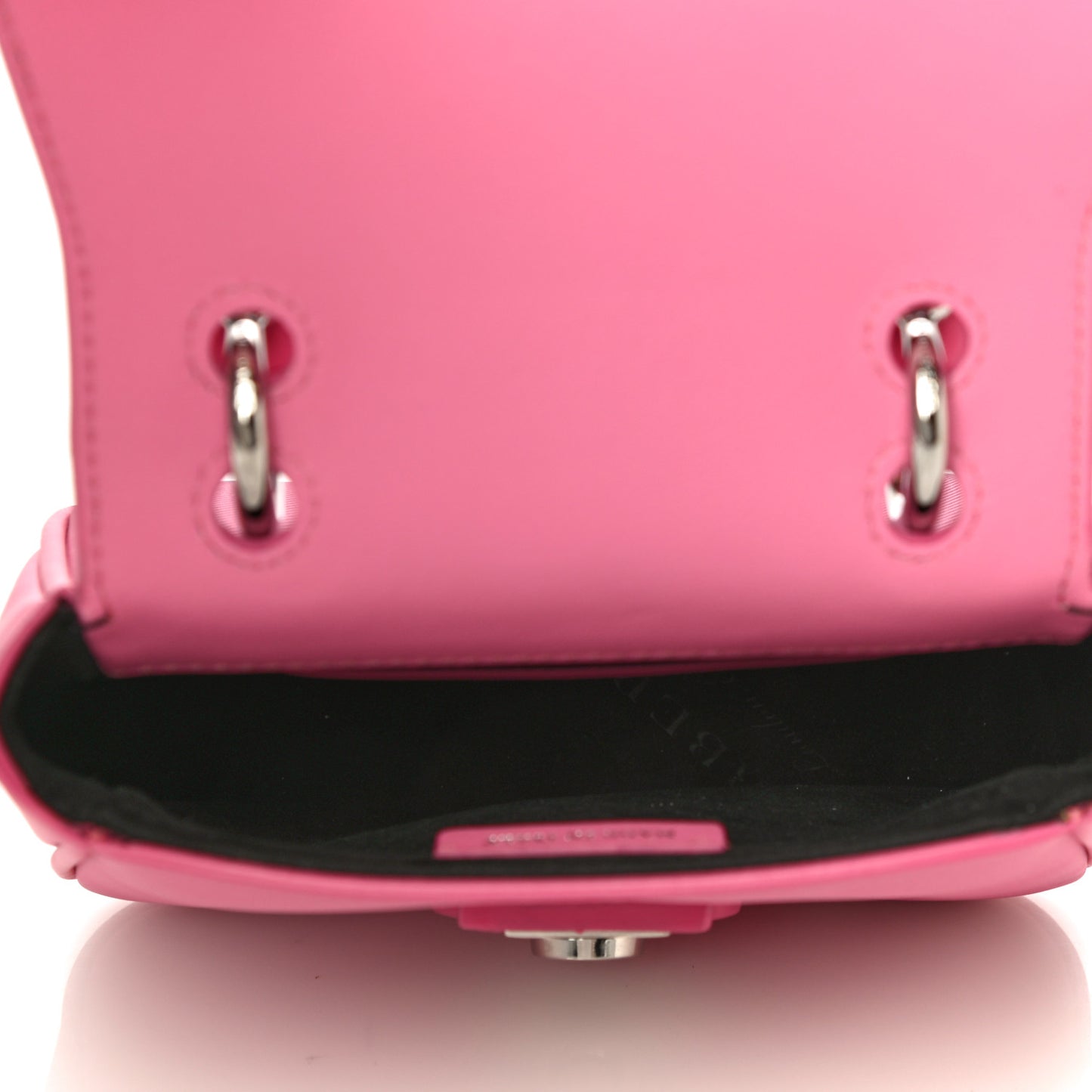 Trench Calfskin Mini DK88 Top Handle Bag Rose Pink