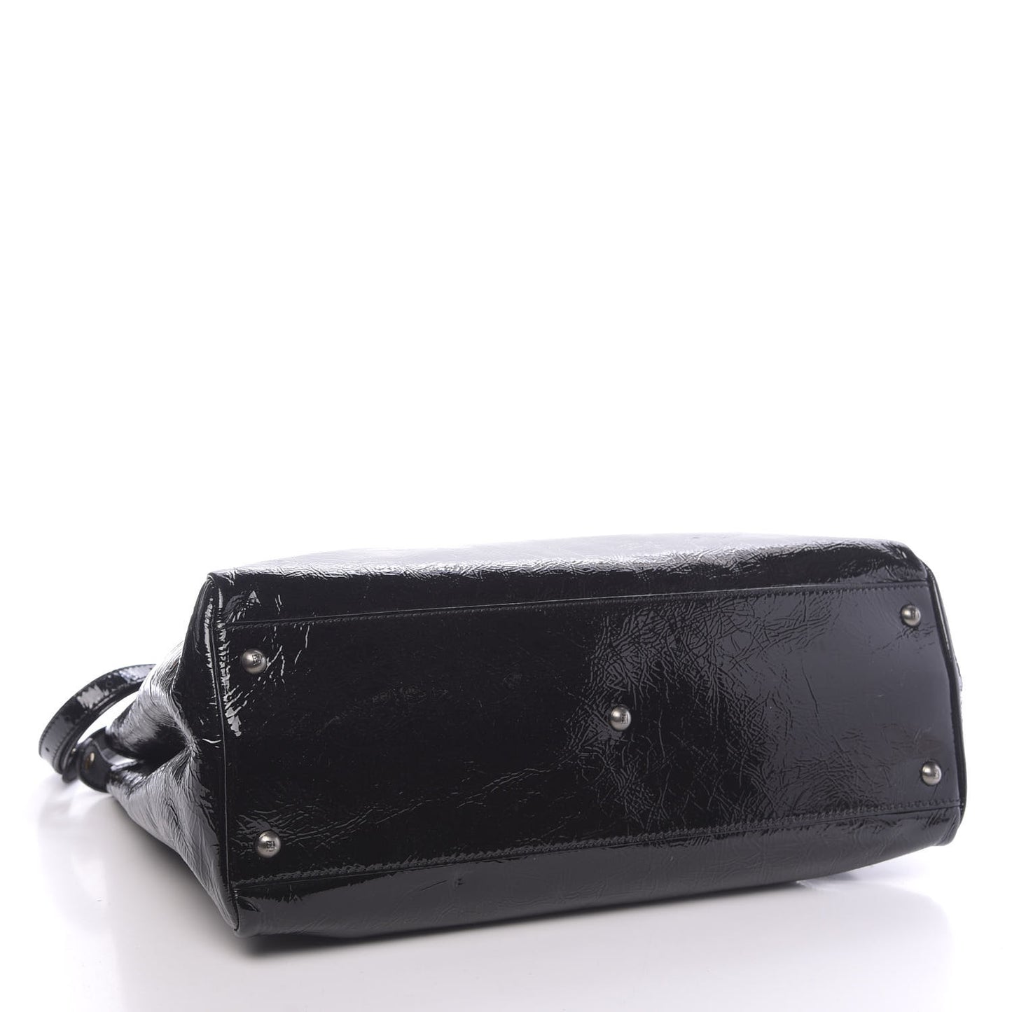 Patent Large Peekaboo Iconic Satchel Black