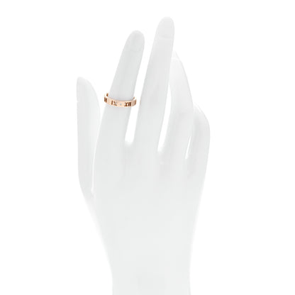 Tiffany 18K Rose Gold Diamond Atlas Pierced Ring 50 5.5 2 of 4