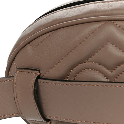 Gucci Calfskin Matelasse GG Marmont Belt Bag 75 30 Porcelain Rose 13 of 16