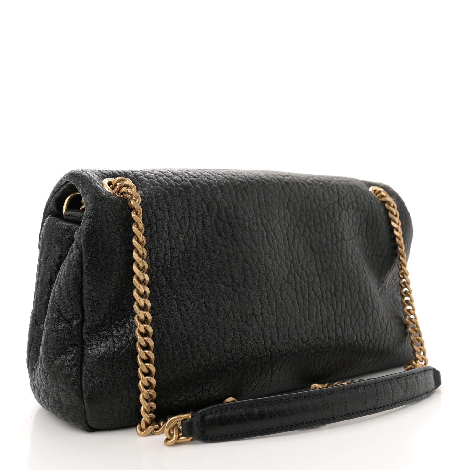 Saint Laurent Grained Lambskin Medium Calypso Black 3 of 11