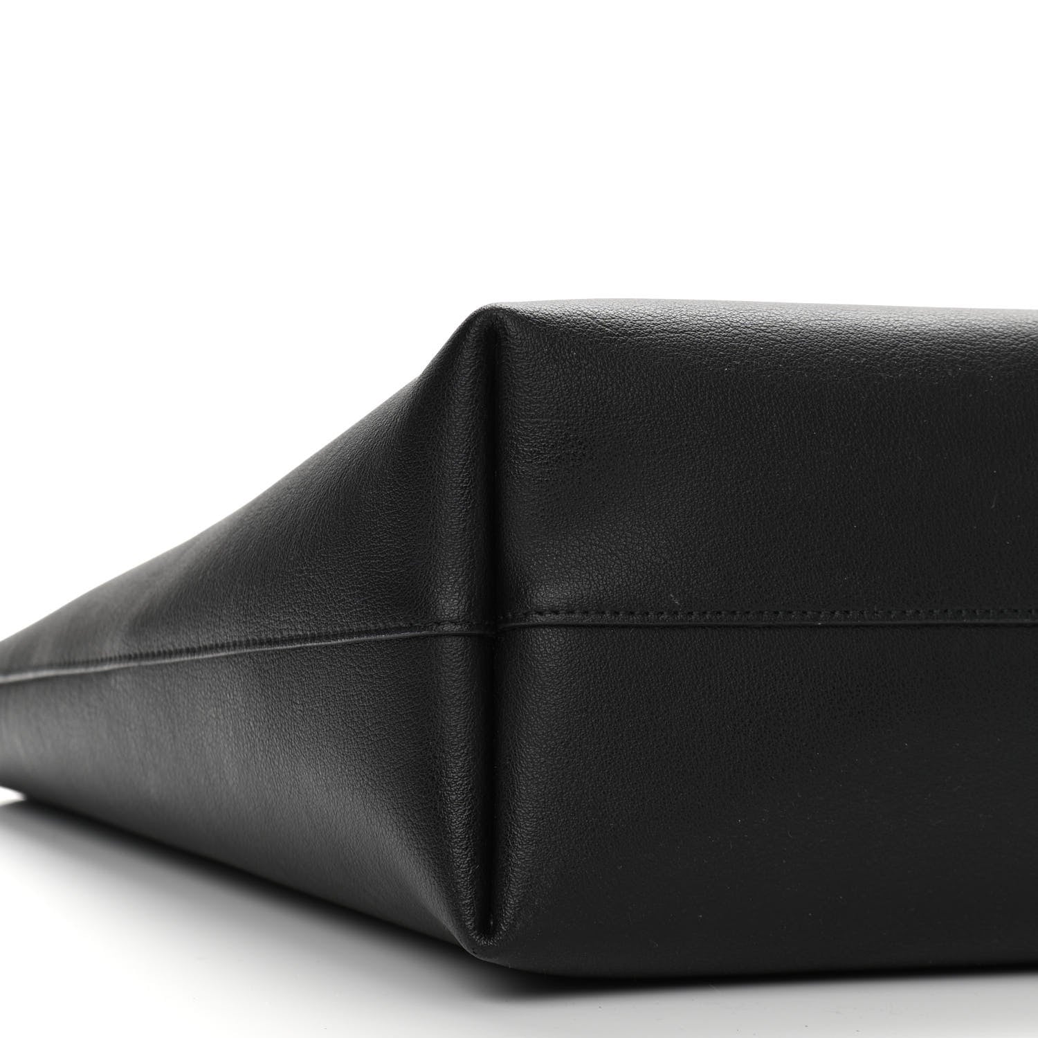Saint Laurent Calfskin Large Shopping Tote Black 10 of 11