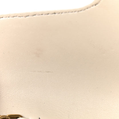 Gucci Calfskin Matelasse Super Mini GG Marmont Shoulder Bag White 7 of 12
