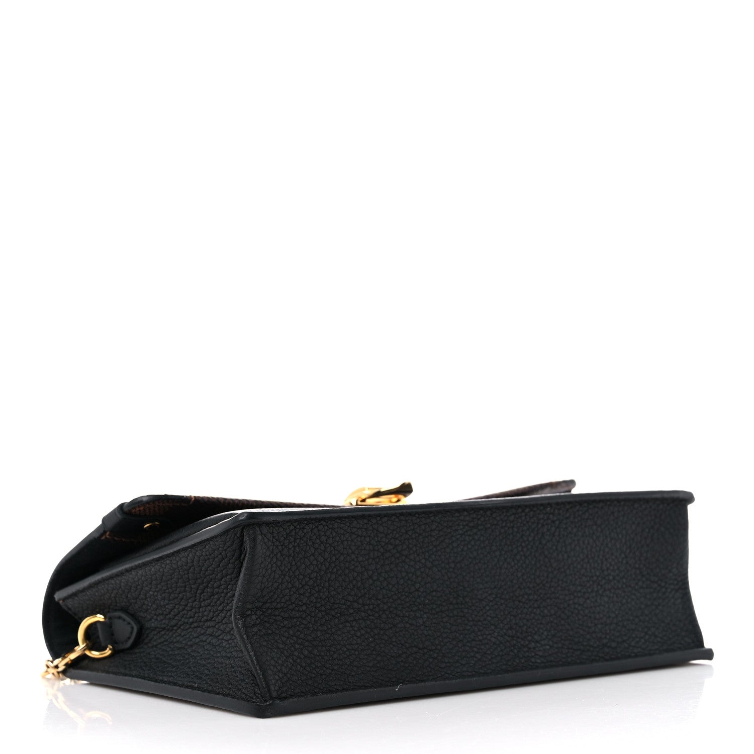 Louis Vuitton Damier Ebene Vavin Chain Wallet Black 4 of 10