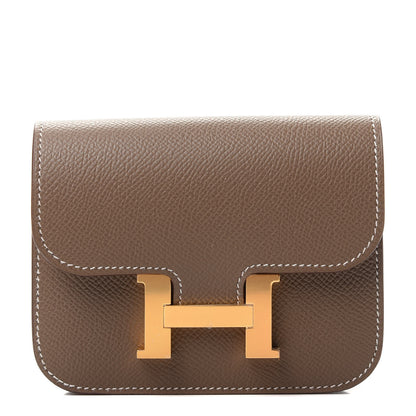 Hermes Epsom Constance Slim Wallet Etoupe 1 of 7