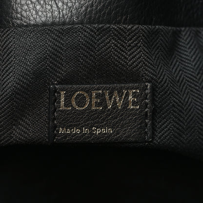 Loewe Jacquard Anagram Calfskin Flamenco Knot Clutch Navy Black 6 of 8