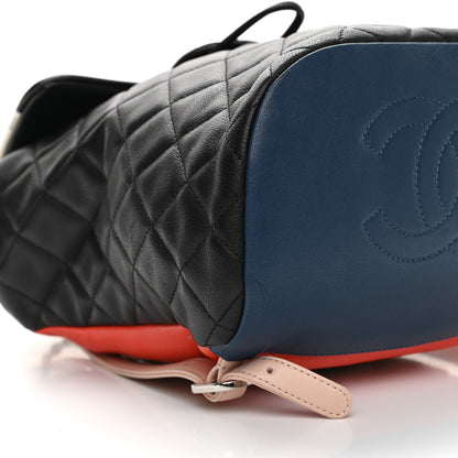 Chanel Lambskin Quilted Small Cuba Urban Spirit Backpack Black 9 of 10