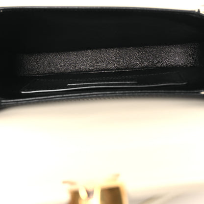 Saint Laurent Smooth Calfskin Small Solferino Satchel Ivory 4 of 12