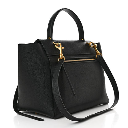 Celine Grained Calfskin Mini Belt Bag Black 3 of 12