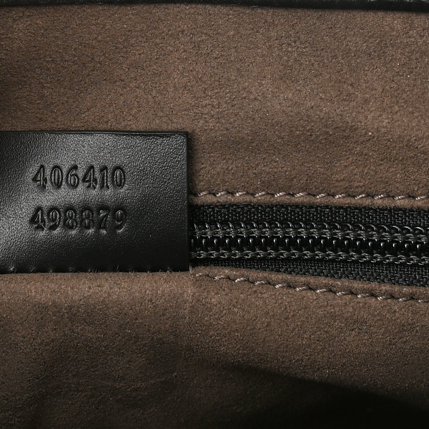 Gucci Guccissima Signature Small Messenger Bag Black 7 of 10