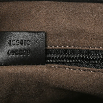 Gucci Guccissima Signature Small Messenger Bag Black 7 of 10