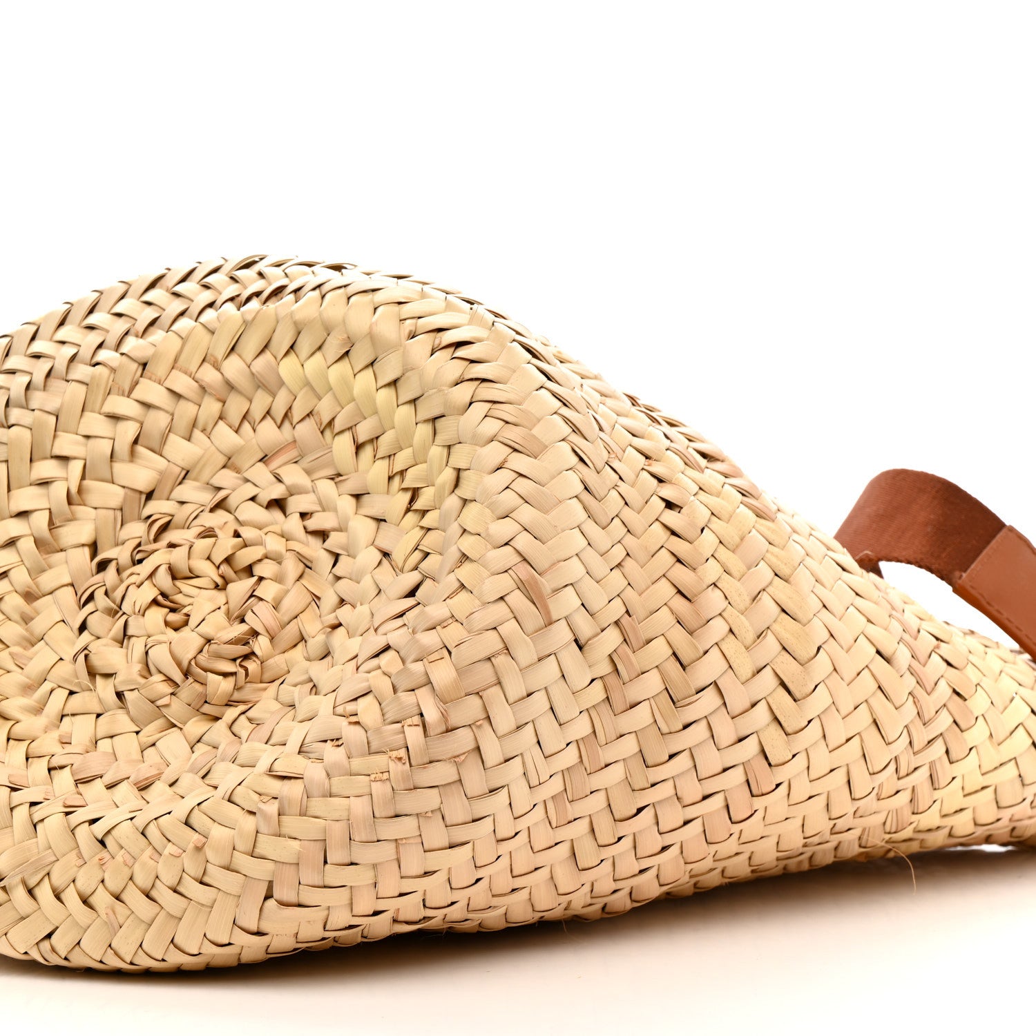 Christian Louboutin Raffia Calfskin Biloumoon Tote Natural Cuoio 9 of 13