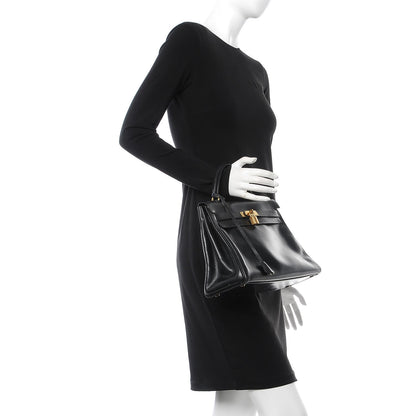 Hermes Box Kelly Retourne 32 Black 2 of 42