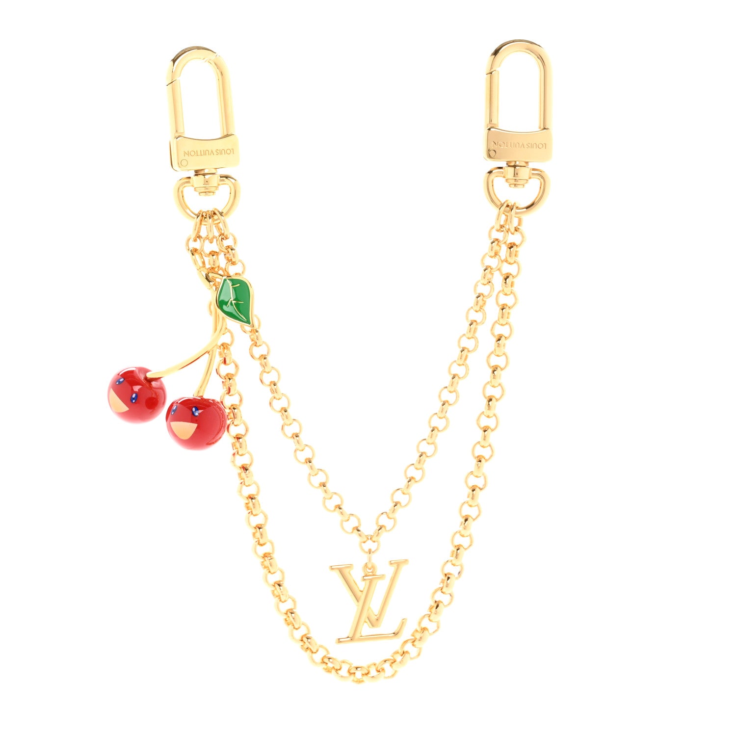 Louis Vuitton LV x TM Monogram Cherry Cerises Bag Chain 1 of 5