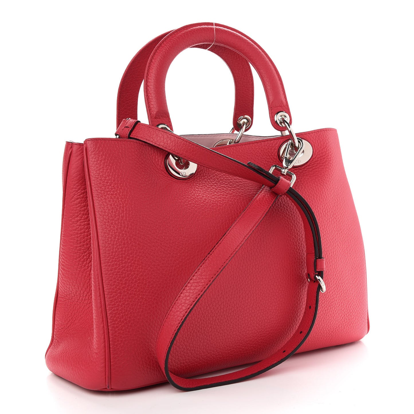Calfskin Medium Diorissimo Tote Fuchsia