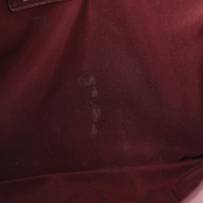 Chanel Patent Large Boy Reverso Flap Burgundy 12 of 14