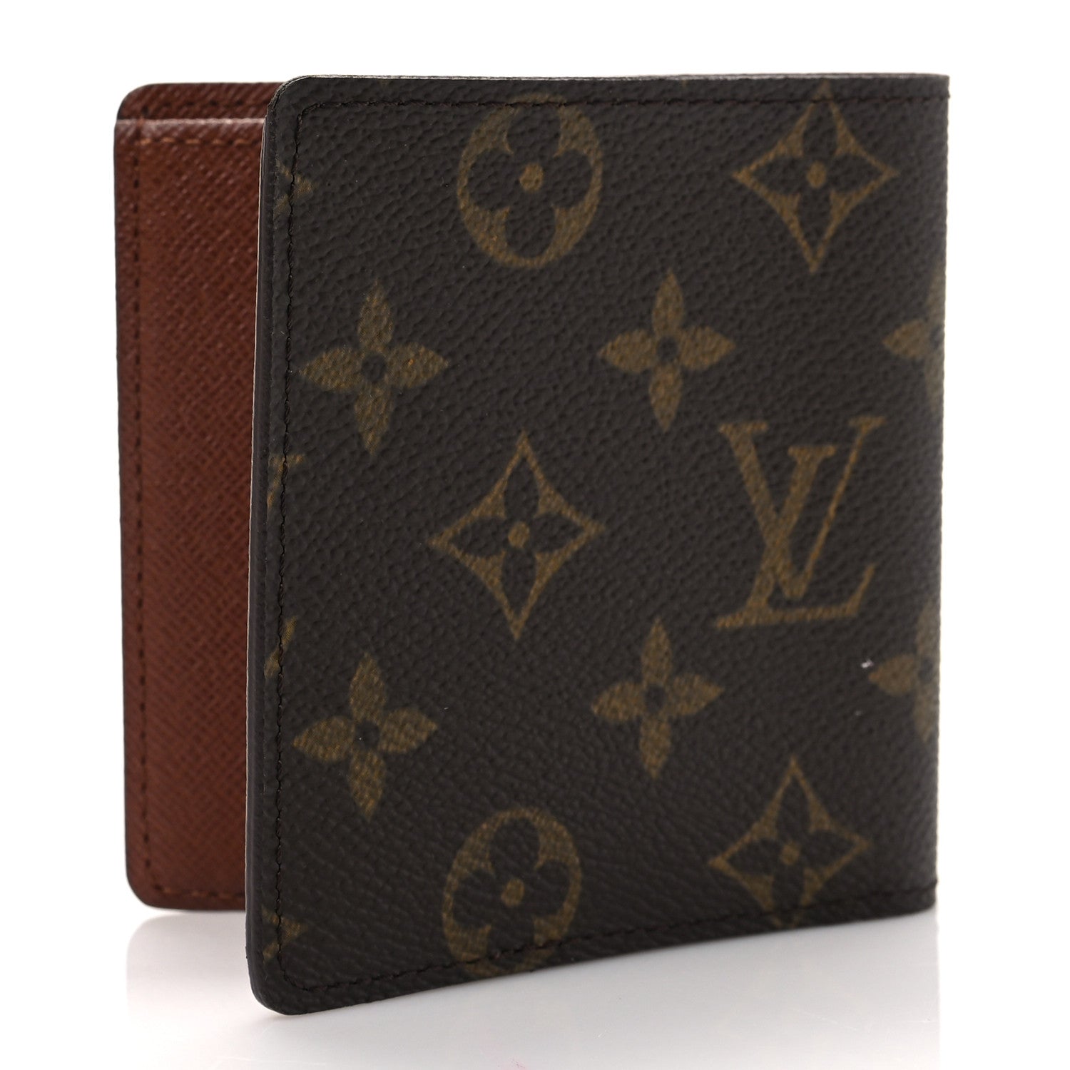 Louis Vuitton Monogram Mens Billfold Wallet 6 Credit Card Slots 3 of 6