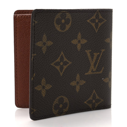 Louis Vuitton Monogram Mens Billfold Wallet 6 Credit Card Slots 3 of 6