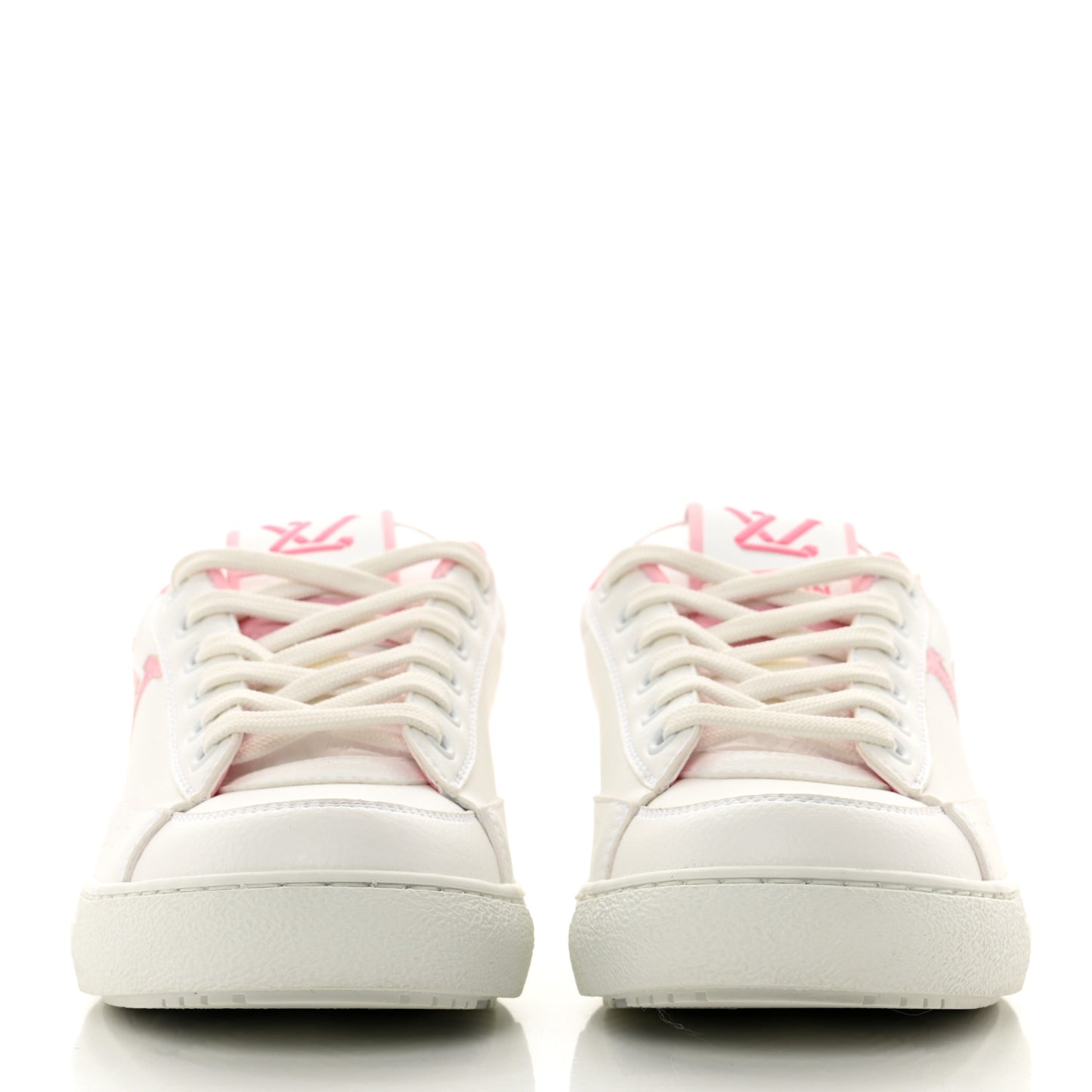 Calfskin Charlie Sneaker 36 White Rose Clair