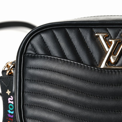 Louis Vuitton Calfskin New Wave Camera Bag Black 5 of 5
